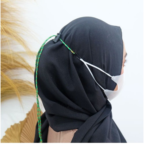 (NCS) TALI STRAP MASKER Adjustable Konektor Masker Korea Jilbab Hijab Gantungan Kalung Leher Hanger