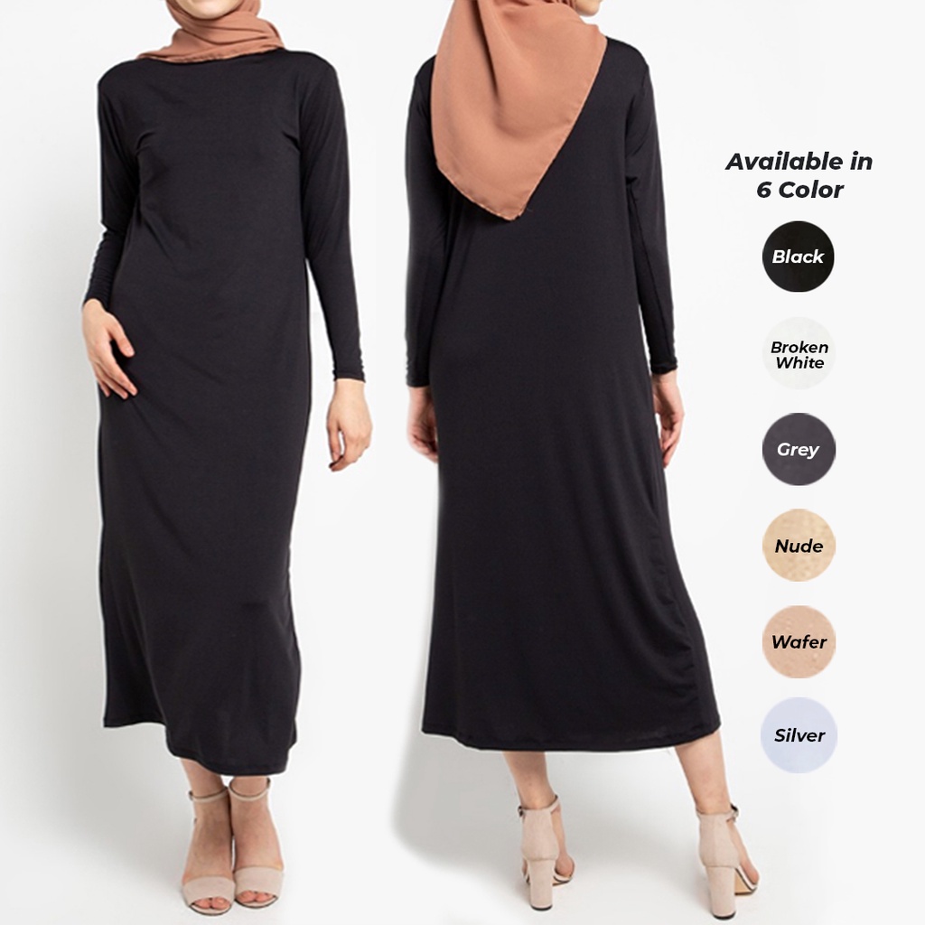 Manset Gamis Lengan Panjang Rayon Super Premium Stretch Adem Anti Gerah Shopee Indonesia
