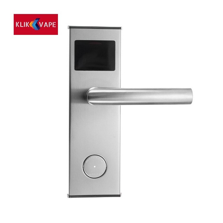 Door Lock With Card H1252 - SILVER [RIGHT] KlikVape Bandung