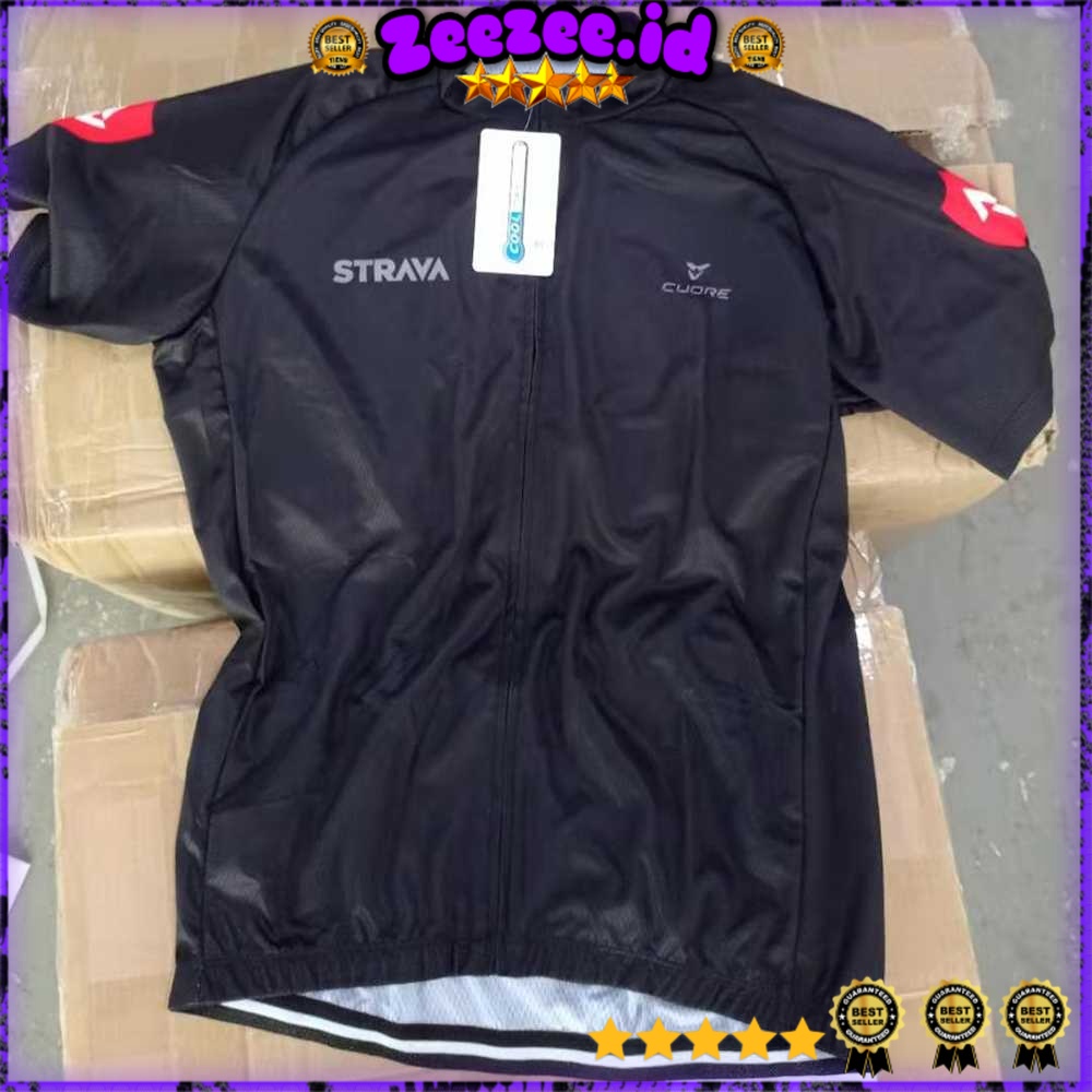 Jersey Strava Sepeda Pria1 Set Gel Padded - DBT034