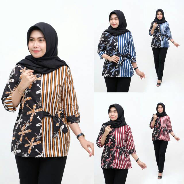 Blouse Batik Tali Samping Shopee Indonesia