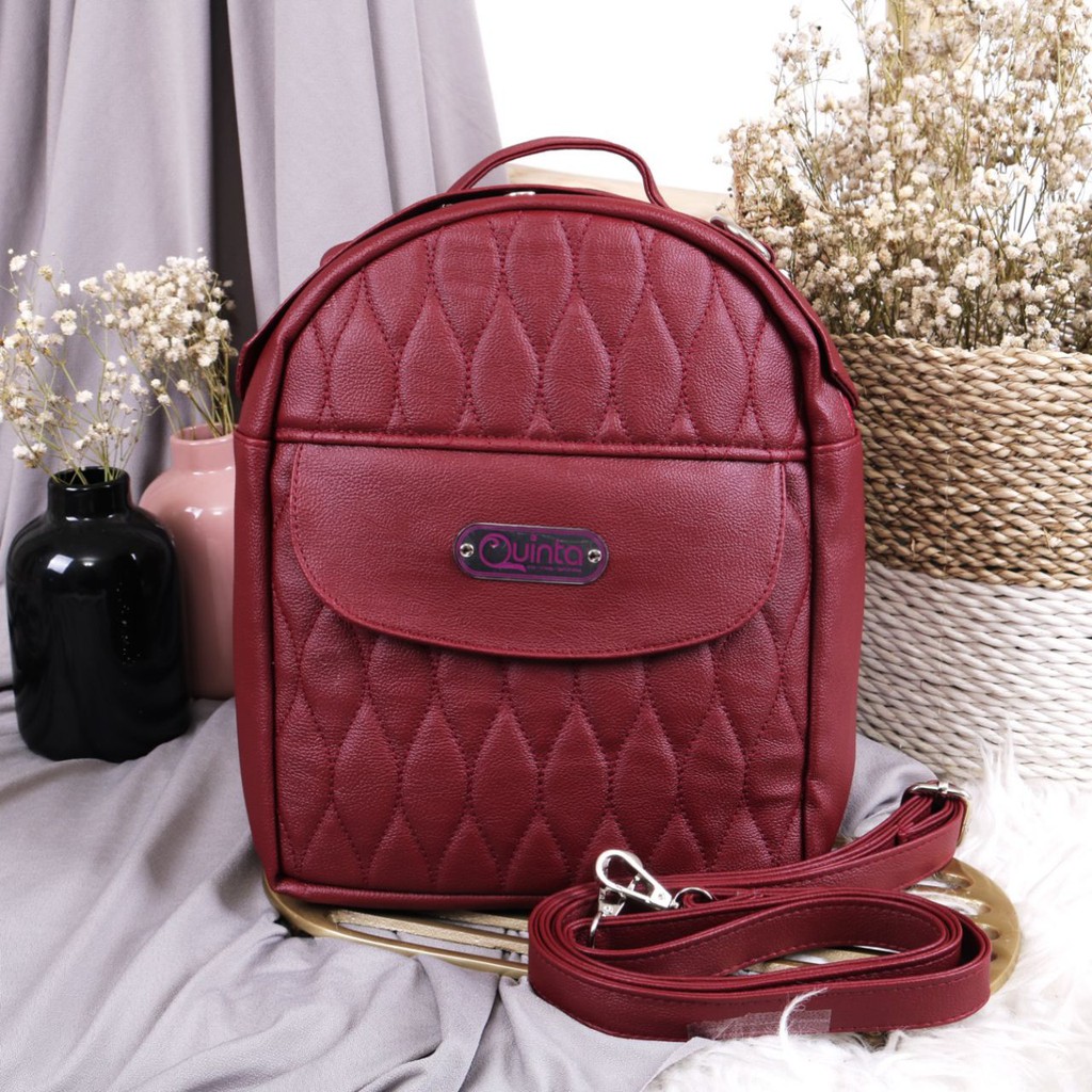 QUINTA ALEXA 3in1 backpack TAS RANSEL MULTIFUNGSI PEMAKAIAN