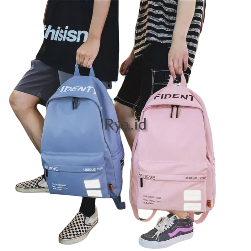 TAS RANSEL WANITA SEKOLAH CONFIDENT STYLISH CASUAL GAYA BARU 2020 MULTFUNGSI BAGUS AWET