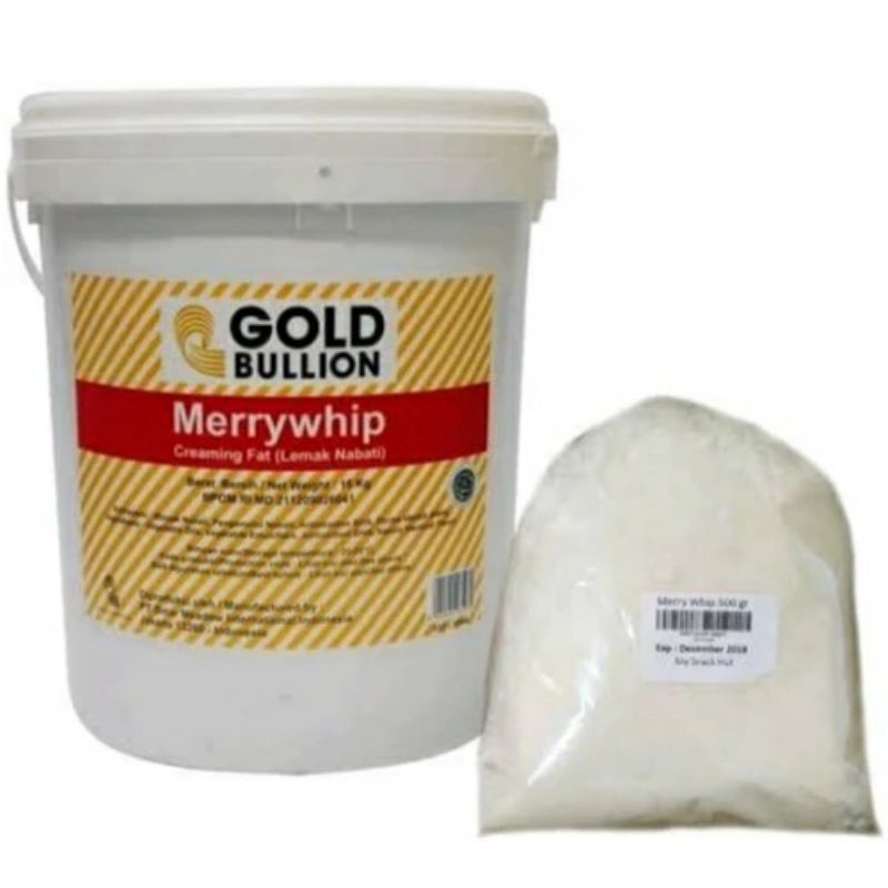 

Merry Whip / Mentega Putih Gold Bullion repack / gram