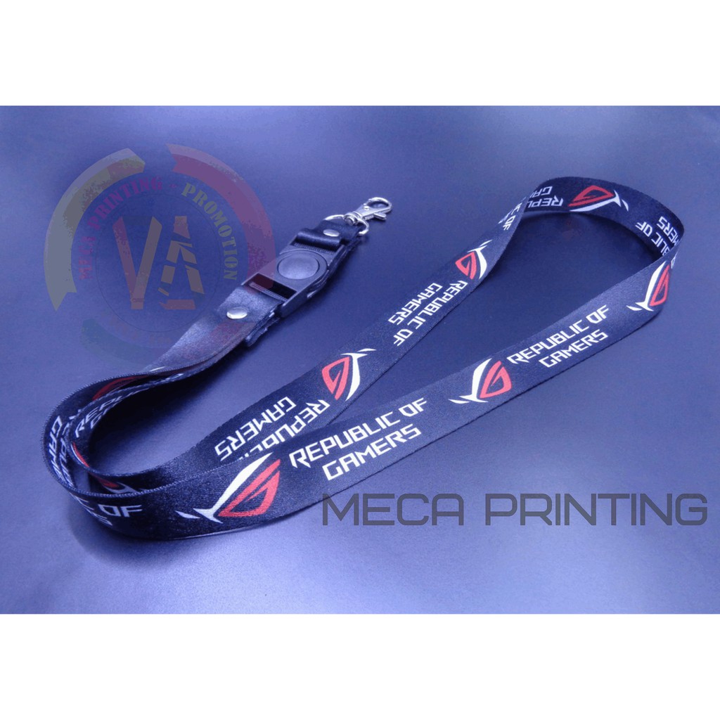 

MURAHH!! LANYARD PRINTING " REPUBLIC OF GAMERS " BAHAN TISSUE