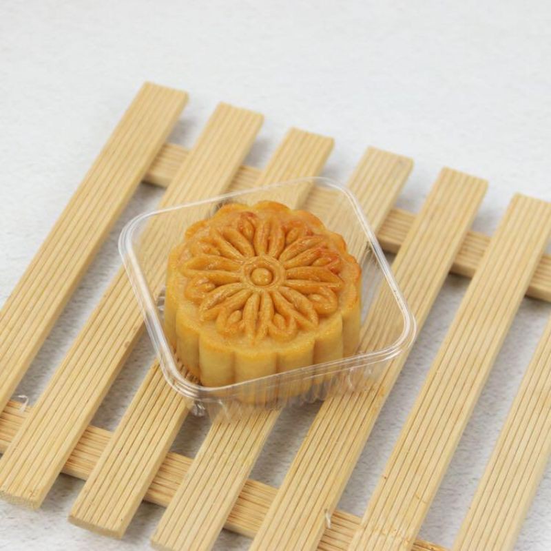 tray mooncake gold 100pc kotak plastik mika kue bulan puding cookies nastar kue kering moon cake