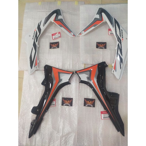 cover body sayap tepong jempol set new crf 150 l crf150l 2021 ori ahm