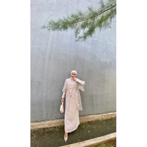 Hanum dress premium / dress polos / dress busui / gamis busui / dress rayon twill / dress hitam polo