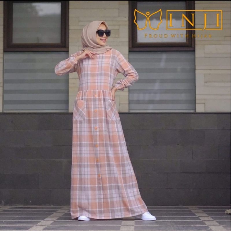 New Dress Ori By INJI/Mikuniku Matt Cotton Mix Linen busui friendly