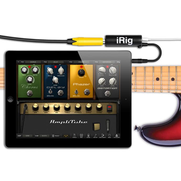 iRig AmpliTube Guitar Interface Adapter for iPhone /iPod Touch/iPad