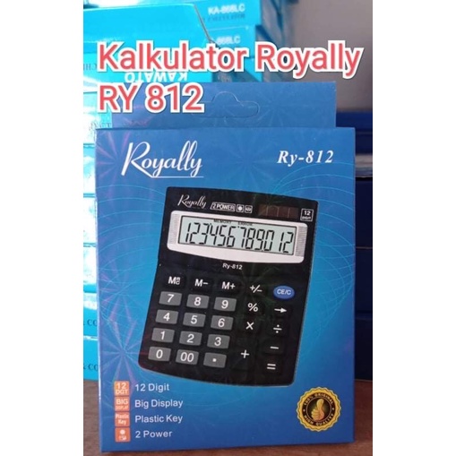 

Kalkulator Royally812 12Digit