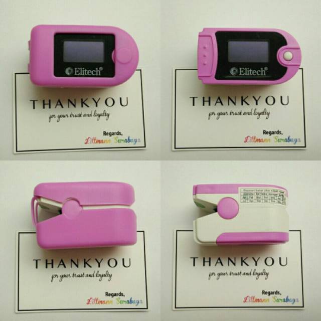 Original Oxymetri Fox 1 Elitech Lavender Ungu Oximetry Original Garansi Resmi Exp Baru