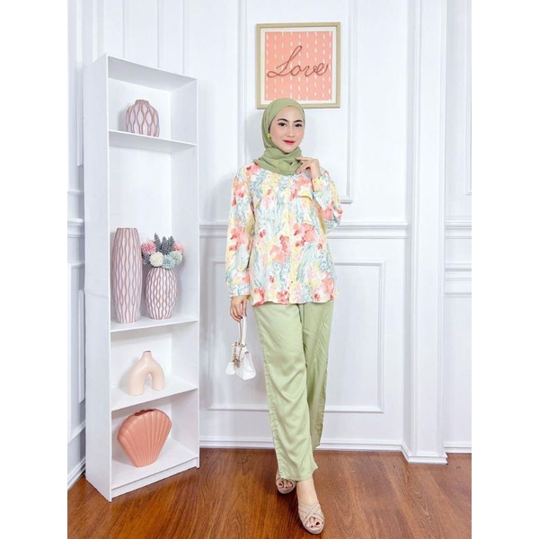 ONESET RUBBI POCKET BY KANAYA/ONESET KANAYA/DRESS KANAYA/DASTER KANAYA/ONESET MOTIF VIRAL/ONESET MOT