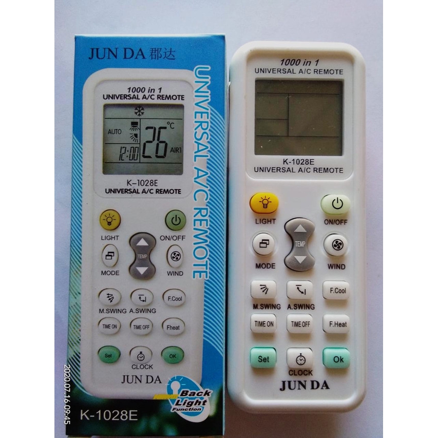 [RMT-9001] REMOTE AC MULTI UNIVERSAL JUN DA K-1028E