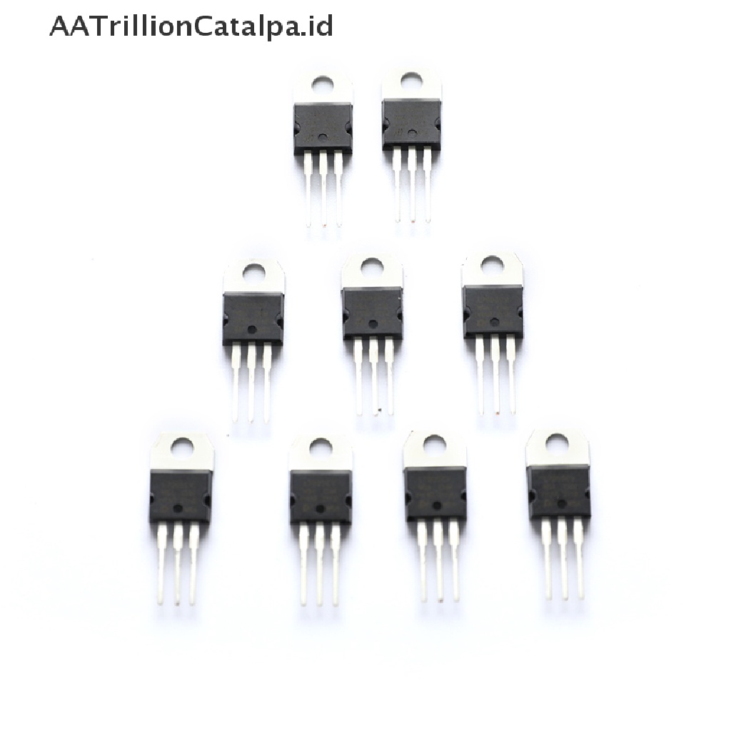 10pcs L7805CV L7805 7805 IC Regulator Tegangan 5V 1.5A TO-220 Untuk make in china