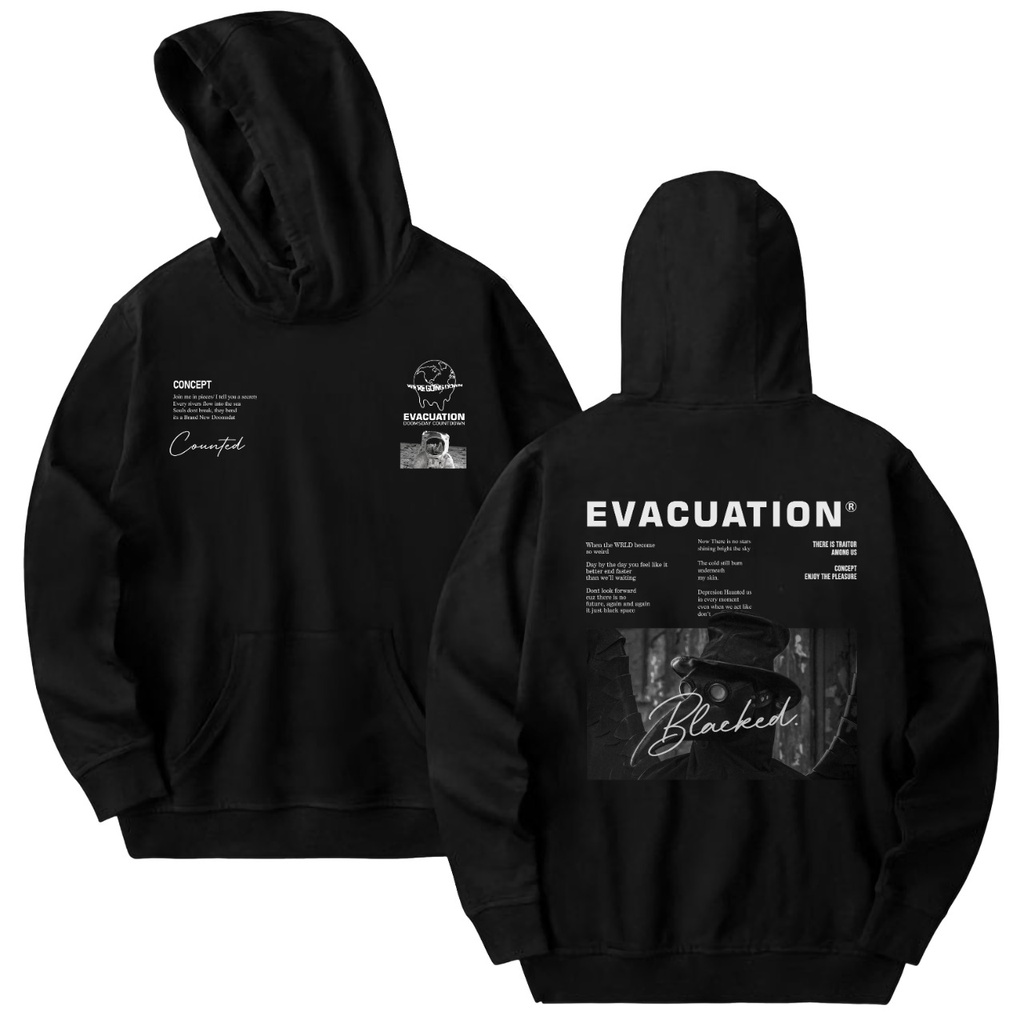 Public - Evacuation Hoodie - Hoodie Pria dan Wanita