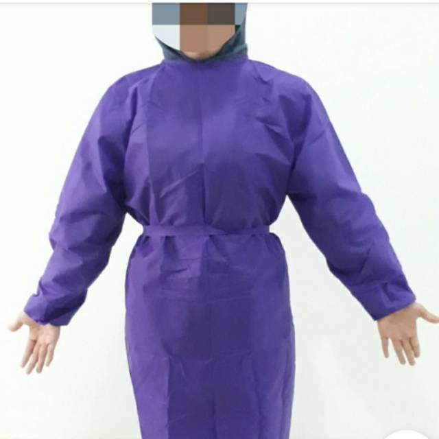 Gown APD Disposable/ APD Gown / Gown Disposable / warna - 75 gsm