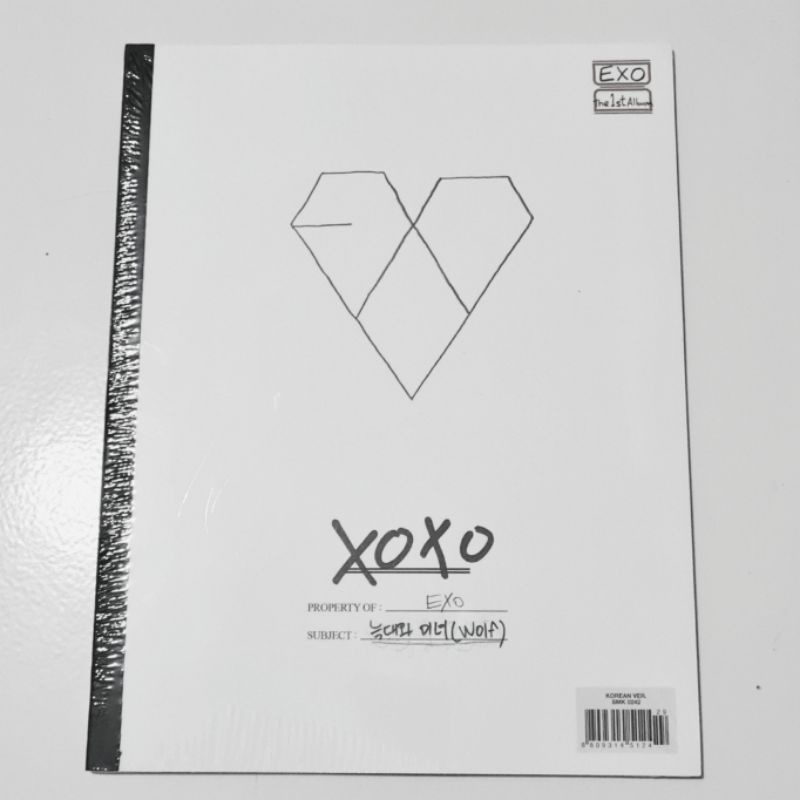 (FULLSET) ALBUM EXO XOXO UNSEALED OFFICIAL