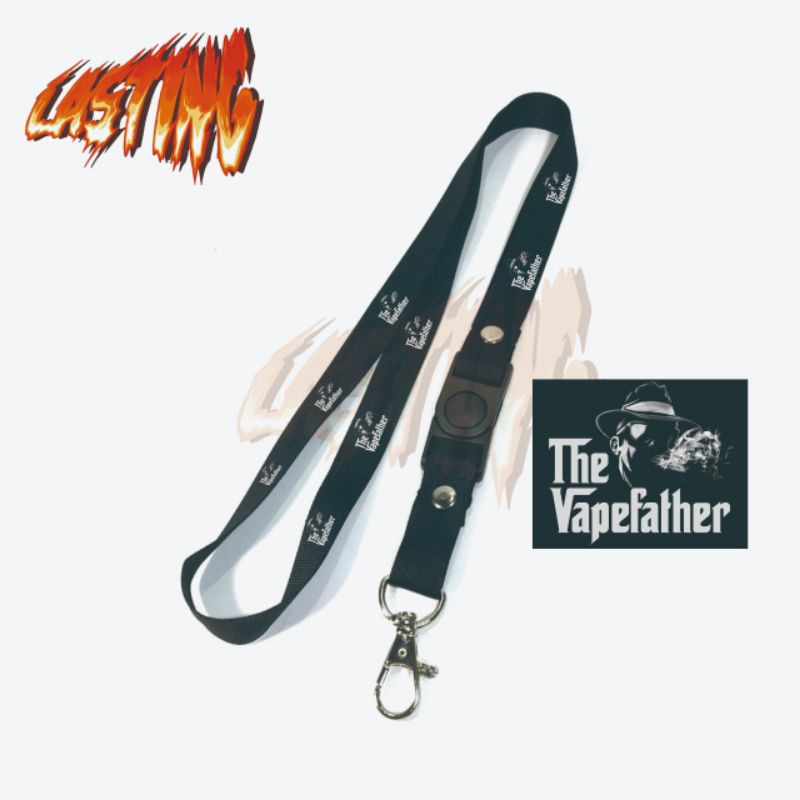

Lanyard THE VAPEFATHER / Distro GANTUNGAN KUNCI/GANTUNGAN ID CARD/GANTUNGAN POD Best seller / Bisa COD