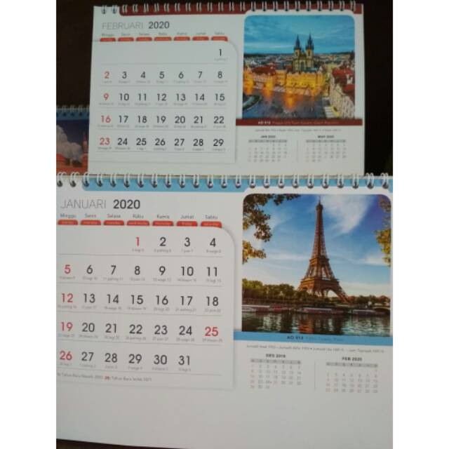 

Kalender Meja motif Wisata Dunia indah tahun 2020