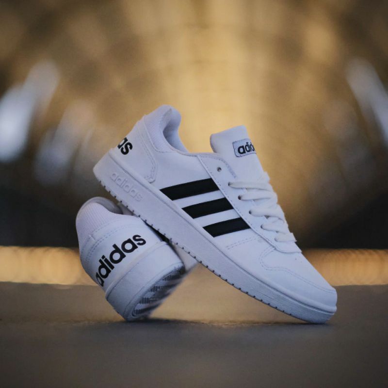 Adidas Hoops Low 2.0 White Black