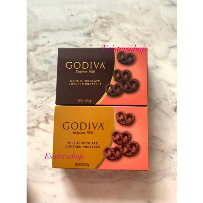 

TERBARU GODIVA COKLAT DARK CHOCOLATE COVERED PRETZELS /MILK CHOCOLATE - DARK CHOCOLATE MAKANAN &