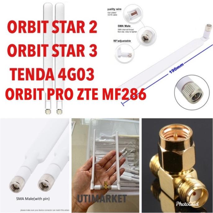 Antena Modem Router Orbit Star 2 Orbit Star 3 - Murah