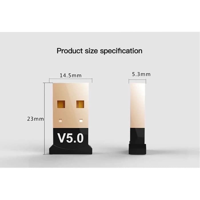 Bluetooth Mini V5.0 Dongle Versi 5.0 Adapter