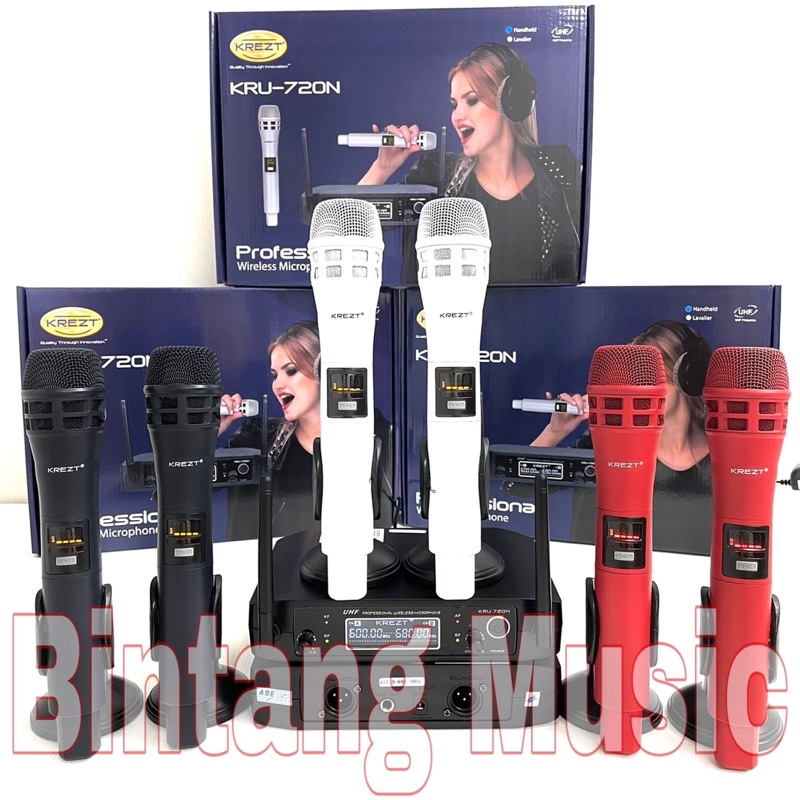 Mic wireless Krezt KRU 720N original Kru 720 N krezt kru 720n