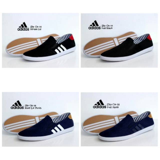 Sepatu Pria Adidas Slip On Kanvas