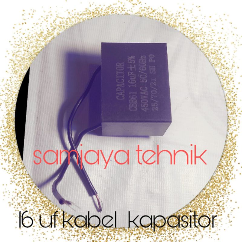 kapasitor 16uf kabel