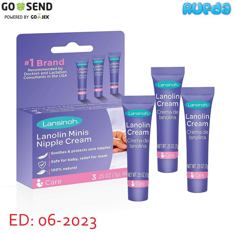 Lansinoh HPA Lanolin Minis 7gr Nipple Cream Krim Puting Lecet Ibu Menyusui