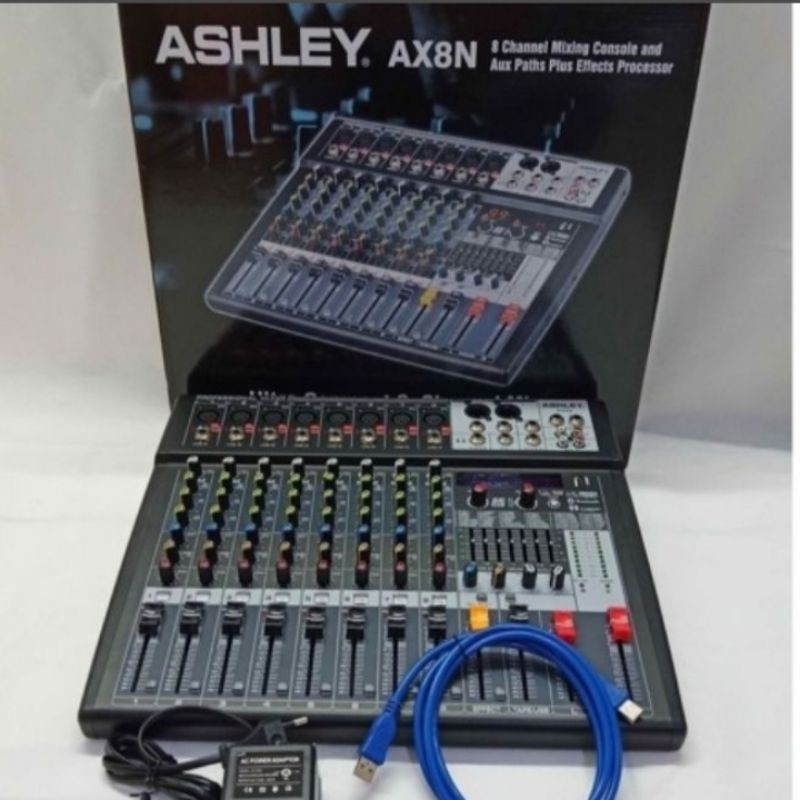 Mixer Ashley AX8N Original/Mixer audio Ashley 8Ch