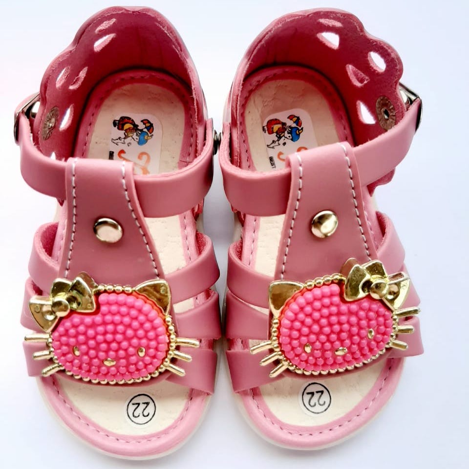 SDP02 Sepatu Sandal Anak Perempuan Umur 1 s/d 3 tahun - Hello Kitty