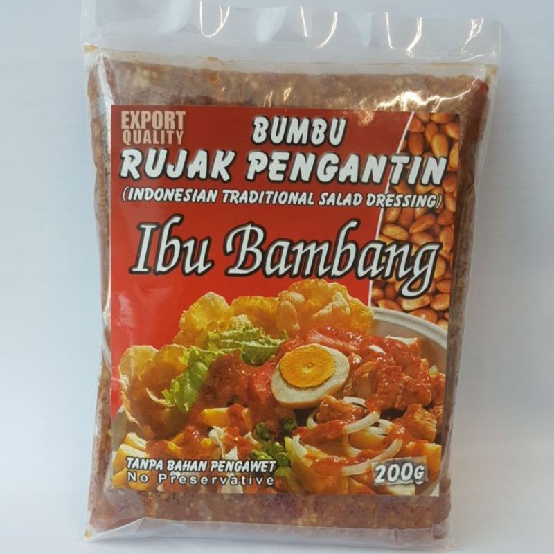 

Bumbu Rujak Pengantin Ibu Bambang 200 gr