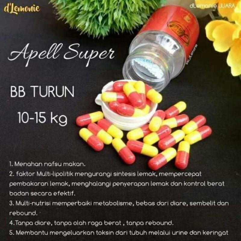 (BISA COD) TERMURAH 1 KAPSUL APEL SUPER SILAXING DLEMONIE ECER