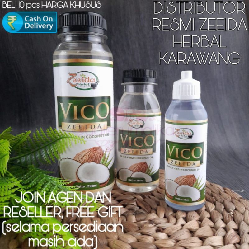 

VIRGIN OLIVE OIL (VICO) ZEEIDA 60ml // MINYAK KELAPA MURNI