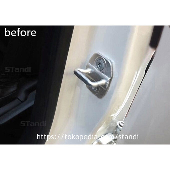 Car Door Lock Cover untuk Mobil Mercy Mercedes Benz C120 C200 E200