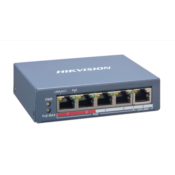 POE SWITCH HIKVISION 4 PORT DS-3E1105P-EI Trinity