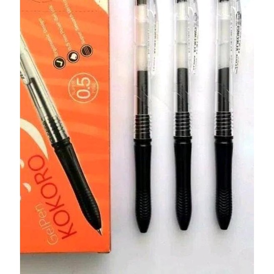 

♦ BALLPOINT GEL 0.5 KOKORO PAK (TINTA WARNA HITAM) ZEBRA ❅