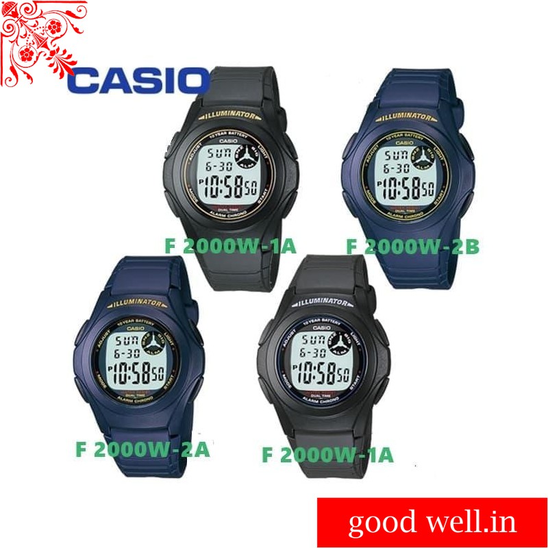 JAM TANGAN UNISEX/JAM TANGAN ABG/JAM TANGAN PRIA/WANITA CASIO F-200W-1 F 200W F 200 ORIGINAL