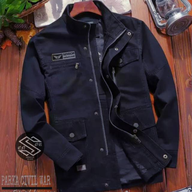 JAKET PARKA PRIA - PARKA COMING SOON / JAKET PRIA / NAVY BLACK ARMY