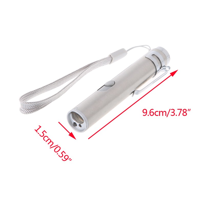 3in1 LED Laser Light Infrared USB Rechargeable UV Torch Pen