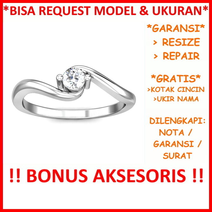 Bisa Pesan Model Cincin Kawin Perak Tunangan Nikah Garansi Silver Asli Handmade Gratis Ukir Nama Id121