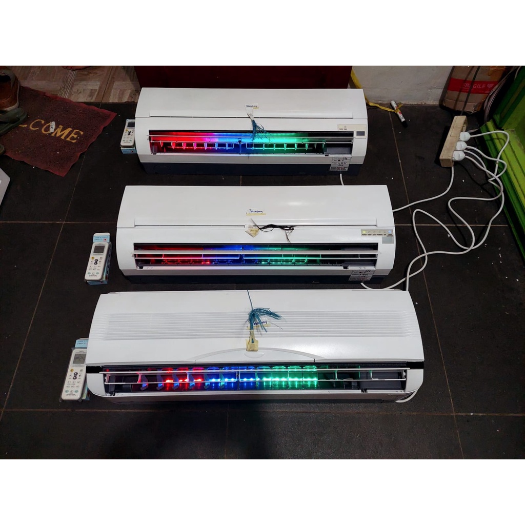 kipas angin model ac  2pk keren led murah