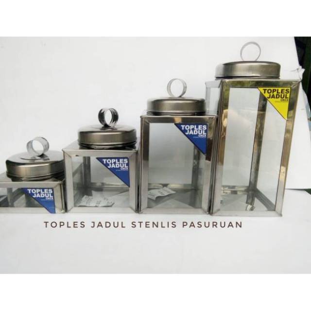 

Toples kaca jadul Kotak kado seserahan souvenir unik penyimpanan 1 set