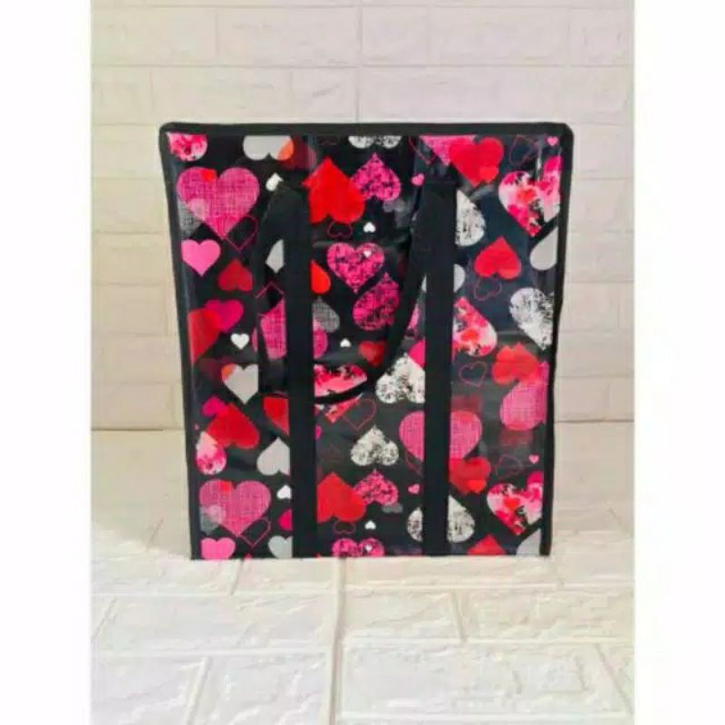 nlo - Tas Karung Plastik XS 35x40 Tas Jinjing Totebag Tali Kuat Tas Bekal Makanan Tas Kecil