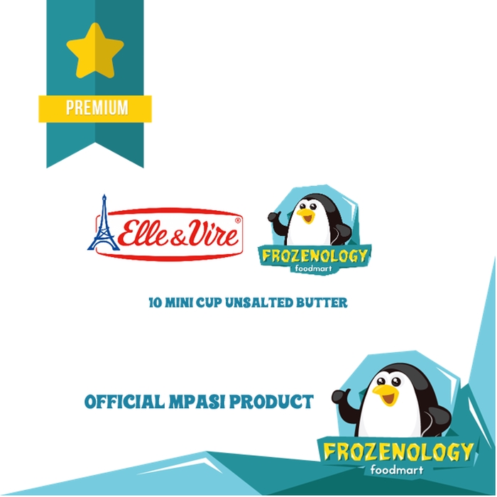 

RB22 Elle Vire Unsalted Butter UB Baby 10 x 10 gr g Mentega MPASI Bayi Kids