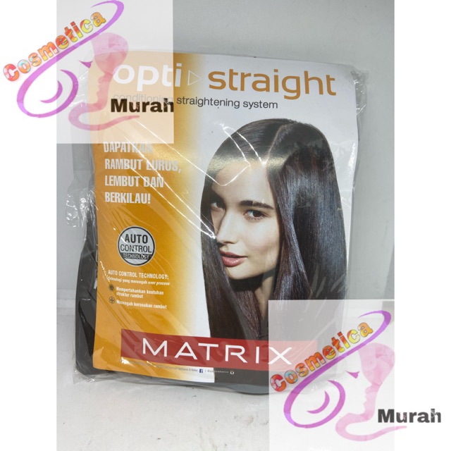 [ 125 ml ] step 1 dan 2 matrix opti straight / rebonding matrix / obat pelurus rambut matrix