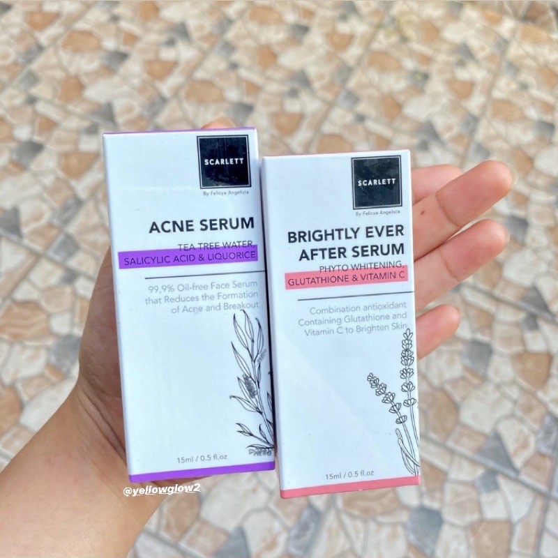 Scarlet serum acne | Scarlet serum brightly ever after